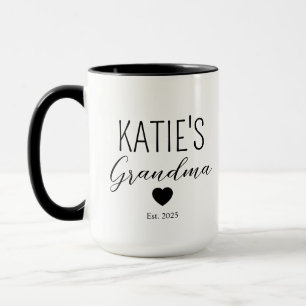Gepersonaliseerde Nieuwe Opa & Oma Koffie Mok Gift