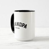 Gepersonaliseerde Nieuwe Opa Oprichtingsdatum Vade Mok (Voorkant links)