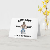 Gepersonaliseerde nieuwe vaders Boot Camp Kaarten (Gele Bloem)