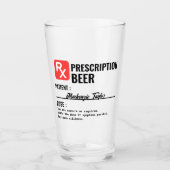 Gepersonaliseerde nieuwheid recept Drink Glas (Voorkant)