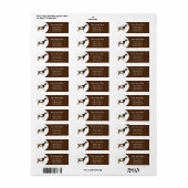 Gepersonaliseerde Nigeriaanse Dwarf Dairy Goat Etiket (Full Sheet)