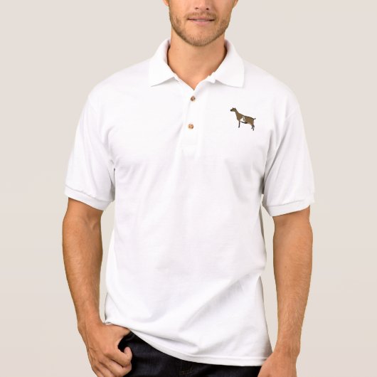Gepersonaliseerde Nigeriaanse Dwarf Dairy Goat Polo (Voorkant)