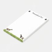 Gepersonaliseerde Nigeriaanse Dwarf Dairy Goat Post-it® Notes (Schuin)