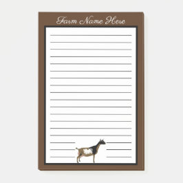 Gepersonaliseerde Nigeriaanse Dwarf Dairy Goat Post-it® Notes