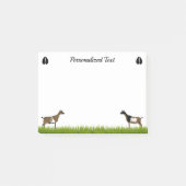Gepersonaliseerde Nigeriaanse Dwarf Dairy Goat Post-it® Notes (Voorkant)