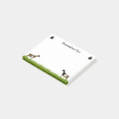 Gepersonaliseerde Nigeriaanse Dwarf Dairy Goat Post-it® Notes (Schuin)