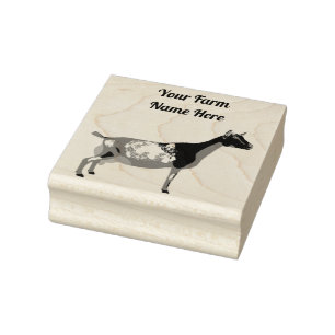 Gepersonaliseerde Nigeriaanse Dwarf Dairy Goat Rubberstempel