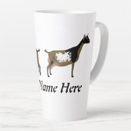 Gepersonaliseerde Nigeriaanse Dwarf Dairy Goat Sho Latte Mok