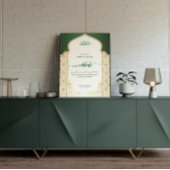 Gepersonaliseerde Nikkah Welkom Acryl Bord