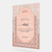 Gepersonaliseerde Nikkah Welkom Acryl Teken Acryl Bord (Hoek)
