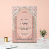 Gepersonaliseerde Nikkah Welkom Acryl Teken Acryl Bord (Huwelijk)