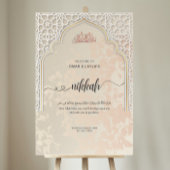 Gepersonaliseerde Nikkah Welkom Acryl Teken | isla Acryl Bord