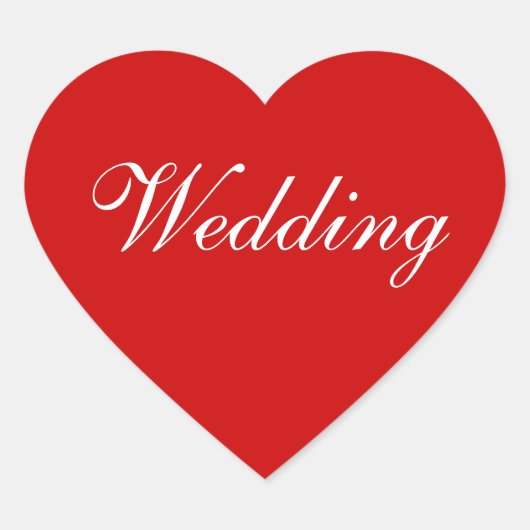 Gepersonaliseerde nodigt ballonrood uit hart sticker (Voorkant)