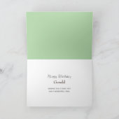 Gepersonaliseerde Noord-Amerikaanse Vogels Verjaar Feestdagen Kaart (Binnen)