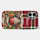 Gepersonaliseerde Noordpool Boekenclub Kerstspel Case-Mate iPhone Case (Achterkant (horizontaal))