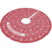 Gepersonaliseerde noordse Sweater | Kies uw kleur! Kerstboom Rok (Gekanteld)