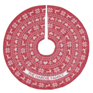 Gepersonaliseerde noordse Sweater   Kies uw kleur! Kerstboom Rok