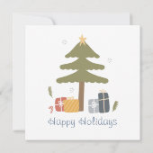 Gepersonaliseerde Nordic Christmas Holiday Flat Ka (Achterkant)