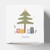 Gepersonaliseerde Nordic Christmas Tree Gift Bedankdoosjes (Bovenkant)