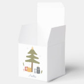 Gepersonaliseerde Nordic Christmas Tree Gift Bedankdoosjes (Geopend)