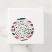 Gepersonaliseerde  North Pole Express Gift Labels (In situ)