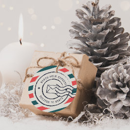 Gepersonaliseerde North Pole Express Gift Labels