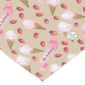 Gepersonaliseerde nostalgische ijssalon met de han lange tafelloper (Hoek)