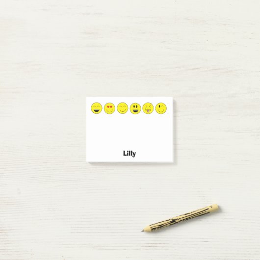Gepersonaliseerde Nota's Emojis Post-it® Notes (Op bureau)