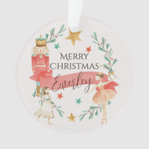 Gepersonaliseerde Notenkraker Acryl Kerst Ornament