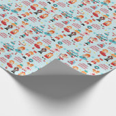 Gepersonaliseerde Notenkraker Ballet Multiculturee Cadeaupapier (Hoek)