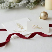 Gepersonaliseerde notenkraker Folie gestempeld ser Servetten