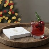 Gepersonaliseerde notenkraker Folie gestempeld ser Servetten