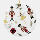 Gepersonaliseerde notenkraker keramisch ornament (Achterkant)