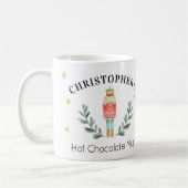 Gepersonaliseerde Notenkraker Kerst Hot Cocoa Mok (Links)