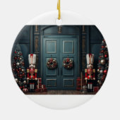 "Gepersonaliseerde Notenkraker Kerst Ornament (Achterkant)