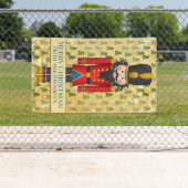 Gepersonaliseerde Notenkraker Kerstbanner Spandoek (Insitu)