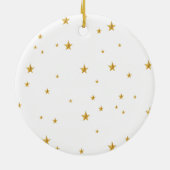 Gepersonaliseerde Notenkraker Kerstmis Keramisch Ornament (Achterkant)