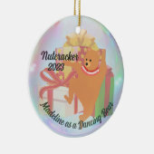 Gepersonaliseerde Notenkraker Ornament - Dancing B (Rechts)