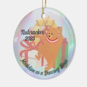 Gepersonaliseerde Notenkraker Ornament - Dancing B (Links)