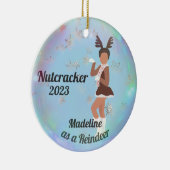 Gepersonaliseerde Notenkraker Ornament - Rendieren (Rechts)