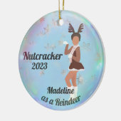 Gepersonaliseerde Notenkraker Ornament - Rendieren (Links)