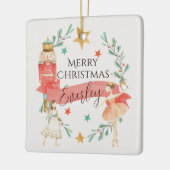Gepersonaliseerde Notenkraker Thema Kerst Ornament (Links)