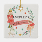 Gepersonaliseerde Notenkraker Thema Kerst Ornament (Achterkant)