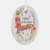 Gepersonaliseerde Notenkraker Thema Kerst Ornament (Voorkant Rechts)