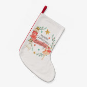 Gepersonaliseerde Notenkraker Thema Kerstkous Kleine Kerstsok (Voorkant (Hangend))