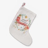 Gepersonaliseerde Notenkraker Thema Kerstkous Kleine Kerstsok (Voorkant (Hangend))