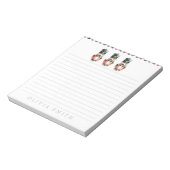 Gepersonaliseerde Notenkraker waterverf Notitieblok (Linkerzijde)