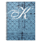 Gepersonaliseerde notitie Boek rustieke Tin Panel  (Voorkant)