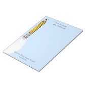 gepersonaliseerde notitieblok voor cadeaus voor do (Schuin)