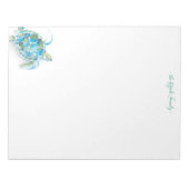 Gepersonaliseerde Notitieblokken Waterverf Zee Sch (Voorkant)